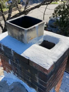 Cleaned Flue Liner and Crown Coat Sealed